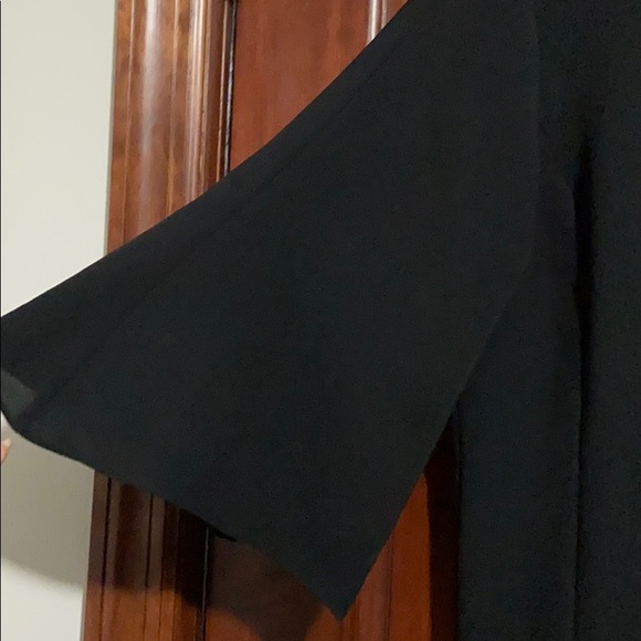 Lola & Sophie Black Flare Sleeve Blouse - Picture 3 of 8